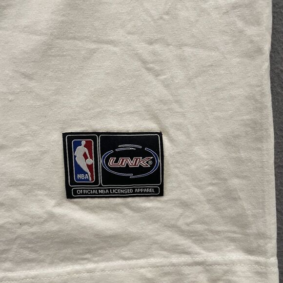 Vintage New Jersey Nets Jason Kidd T Shirt Mens 2XL UNK White NBA Basketball - Picture 5 of 15
